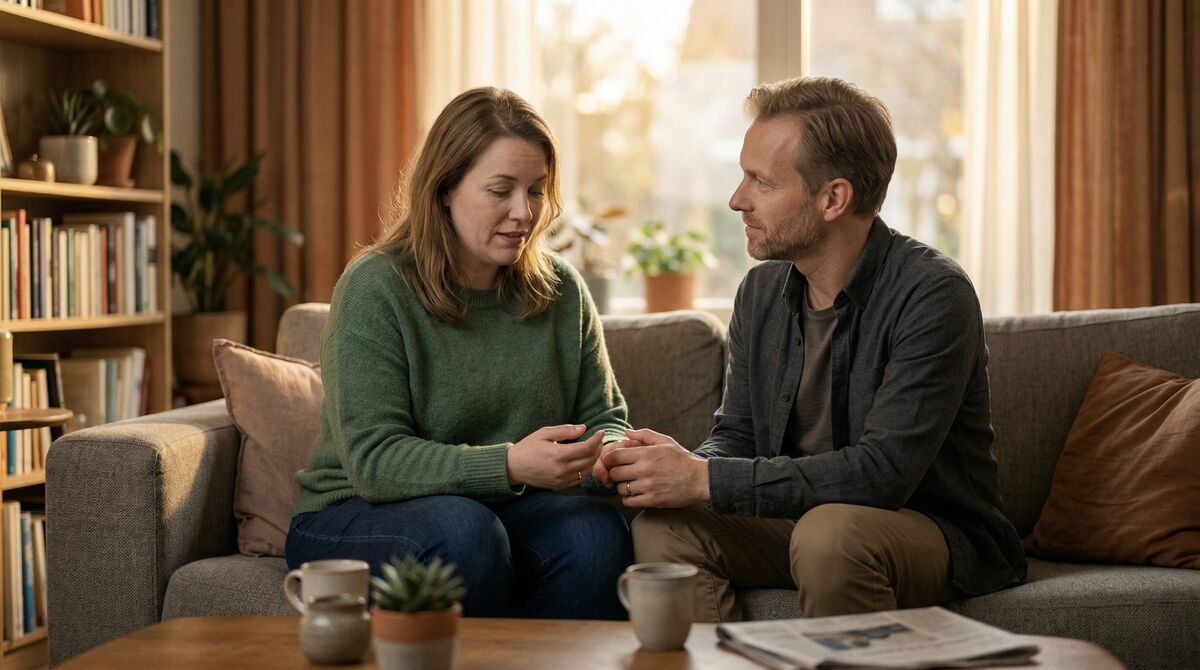 Koppel loopt samen na gewichtsverlies na maagverkleining